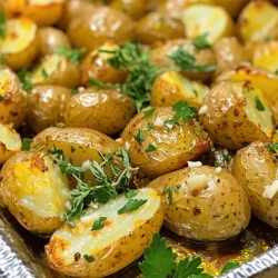 Garlic Herb Roasted Potatoes Flavorful Side Delight